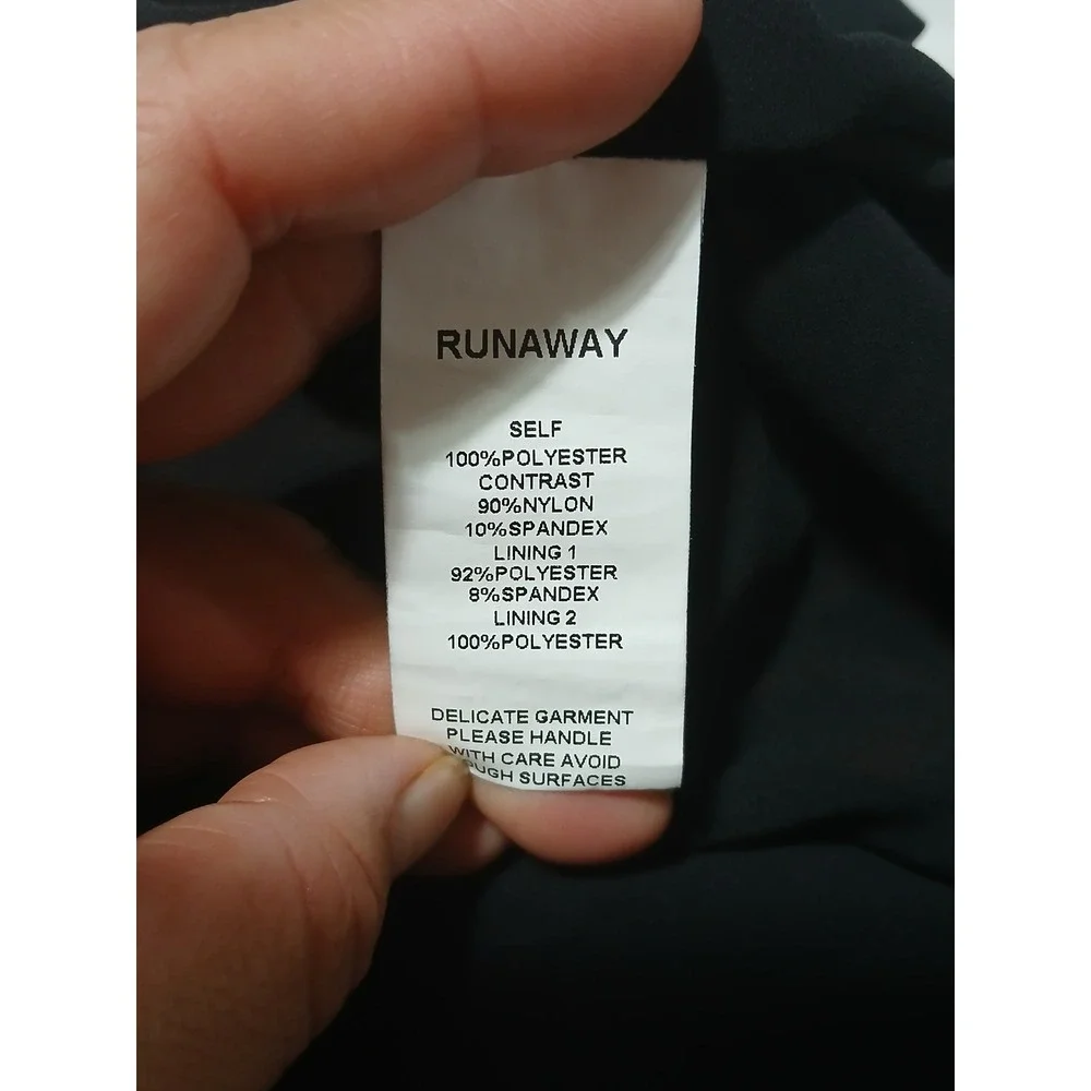 Runaway The Label Black‎ Lace Leopard Rose Off Shoulder Maxi Dress XS